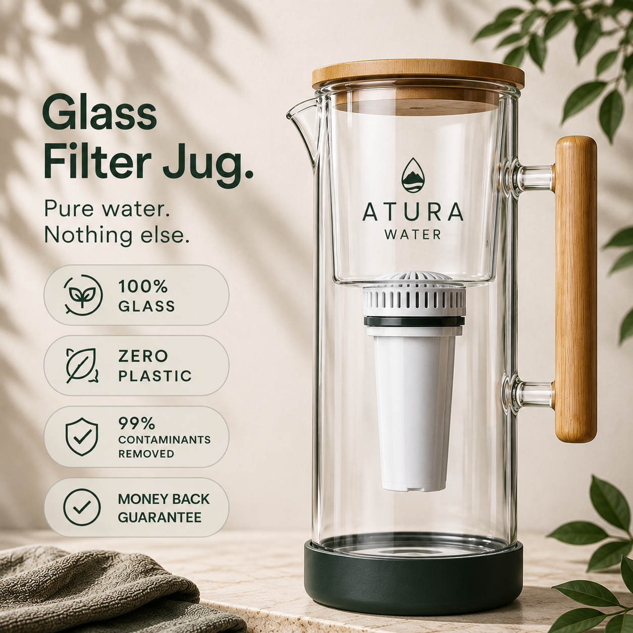 Glass Filter Jug