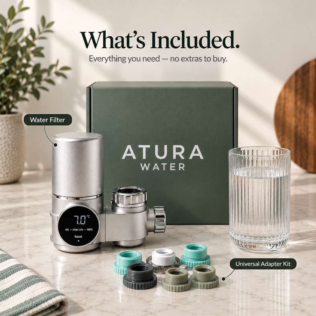 AturaWater™ Tap Filter